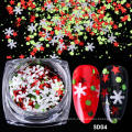 Eco-friendly PET cosmetic glitter nail glitter for christmas decoration